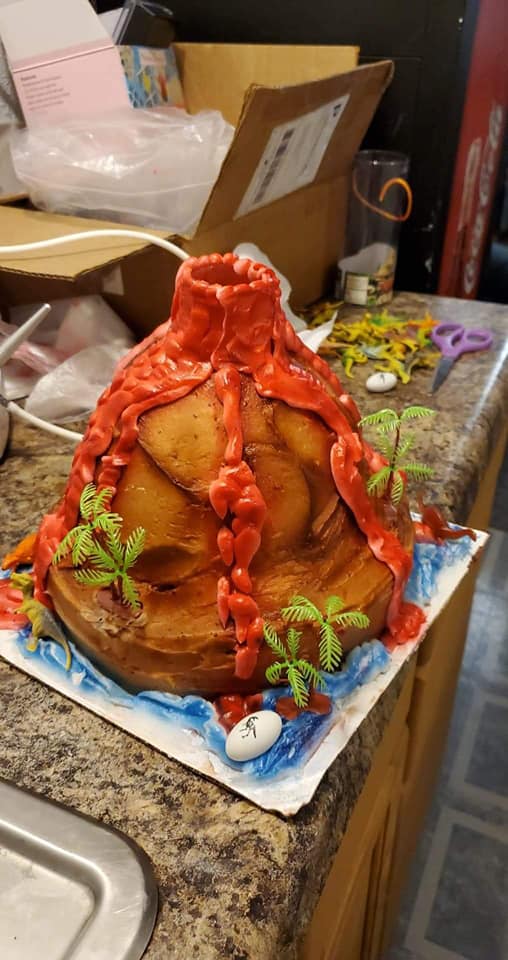 volcano cake