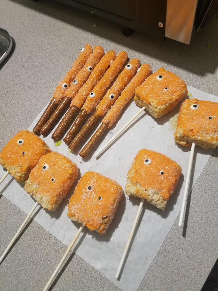 Monster cake pops