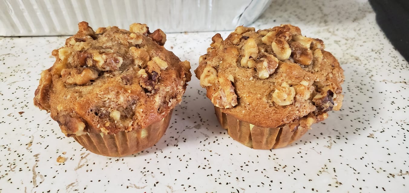 Banana nut muffins